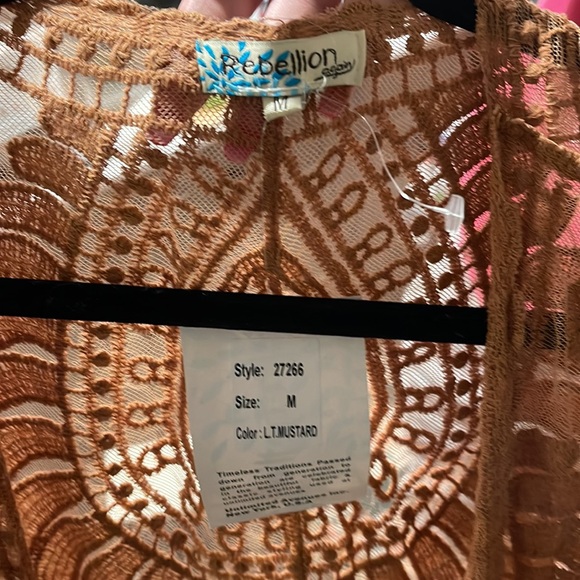 Brand New Women’s “Rebellion Again” Cardigan Size Medium. - Picture 3 of 3